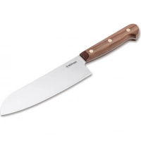 Кухонный нож Boker Cottage-Craft Santoku, сталь С75, рукоять дерево купить в Самаре