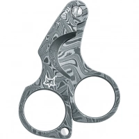 Нож для сигар Fox Damascus Figaro Cigar Cutter, сталь дамаск, рукоять дамаск купить в Самаре