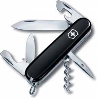 Нож перочинный Victorinox Spartan, сталь X55CrMo14, рукоять Cellidor®, черный, блистер купить в Самаре