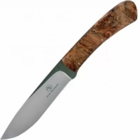 Нож с фиксированным клинком Arno Bernard Buffalo, сталь N690, рукоять Spalted Maple купить в Самаре