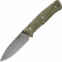 Нож с фиксированным клинком LionSteel B35, сталь Sleipner, рукоять Green canvas micarta купить в Самаре