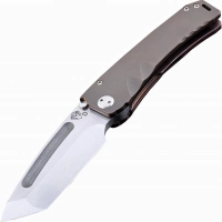 Нож складной Medford Marauder Tanto, сталь D2 Tool Steel, рукоять титановый сплав, бронзовый купить в Самаре