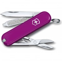 Нож Victorinox Classic SD Colors, Tasty Grape (0.6223.52G) пурпурный, 7 функций 58мм купить в Самаре