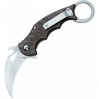 Складной нож Fox IKBS Ball Bearing Karambit, сталь Elmax, рукоять титановый сплав 6Al4V, чёрный купить в Самаре