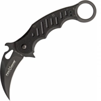 Складной нож Fox Karambit, сталь N690, рукоять стеклотекстолит G-10, чёрный купить в Самаре