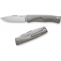 Складной нож LionSteel Thrill, сталь M390, рукоять Grey titanium купить в Самаре