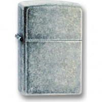 Зажигалка ZIPPO Antique Silver Plate, латунь с покрытием ™Plate, серебристый, матовая, 36х12×56 мм купить в Самаре