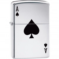 Зажигалка ZIPPO Armor™  Туз с покрытием High Polish Chrome купить в Самаре