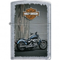 Зажигалка ZIPPO Harley-Davidson® Байк, с покрытием Street Chrome™, латунь/сталь, серебристая, 36x12x56 мм купить в Самаре