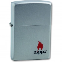 Зажигалка ZIPPO Satin Chrome, латунь с ник.-хром. покрыт., серебр., матовая, 36х56х12 мм купить в Самаре