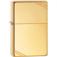 Зажигалка ZIPPO Vintage™ с покрытием High Polish Brass купить в Самаре